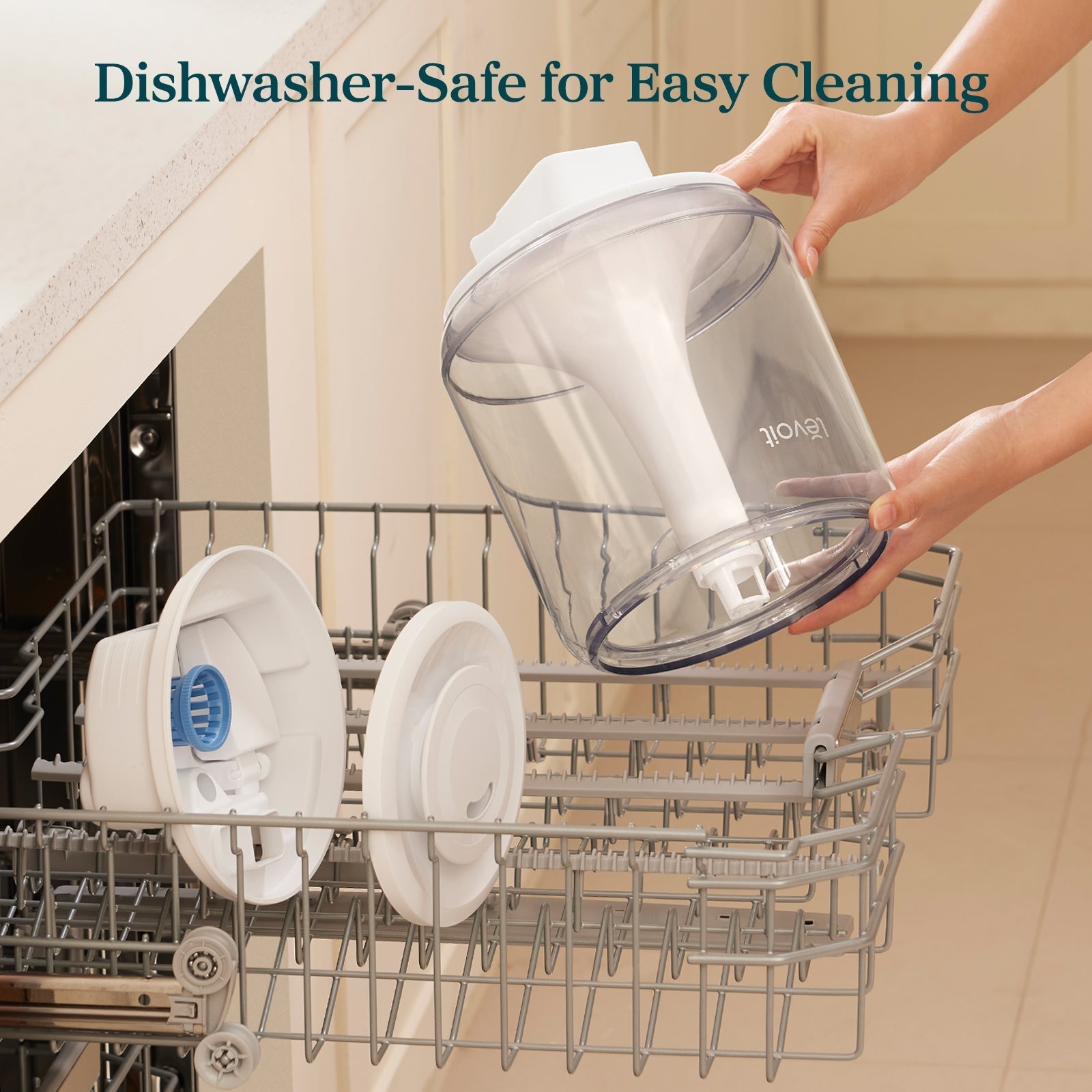 Levoit Neo 450 Humidifier: All detachable parts are dishwasher-safe for effortless, time-saving cleaning and hassle-free maintenance.