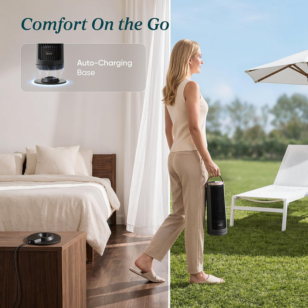 Levoit Windi Mini Pro Portable Desk Tower Fan - Levoit