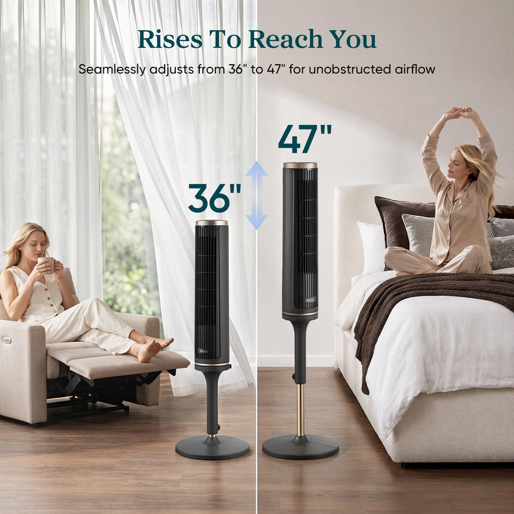 LEVOIT Windi Lift Smart Tower Fan - Levoit