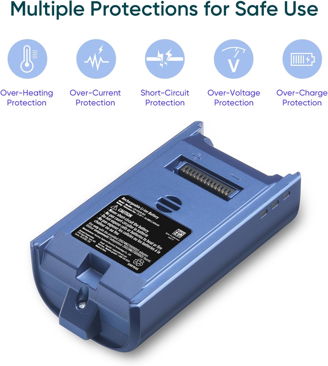 Levoit LVAC-300 Cordless Vacuum Replacement Battery - Levoit