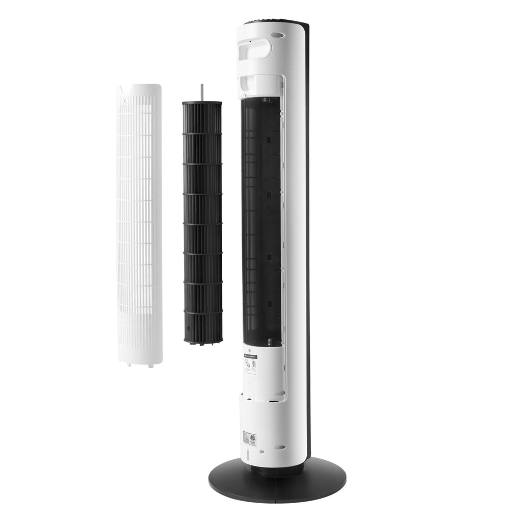 Levoit Classic 42-Inch Smart Tower Fan with detachable front panel and filter for easy cleaning and maintenance.