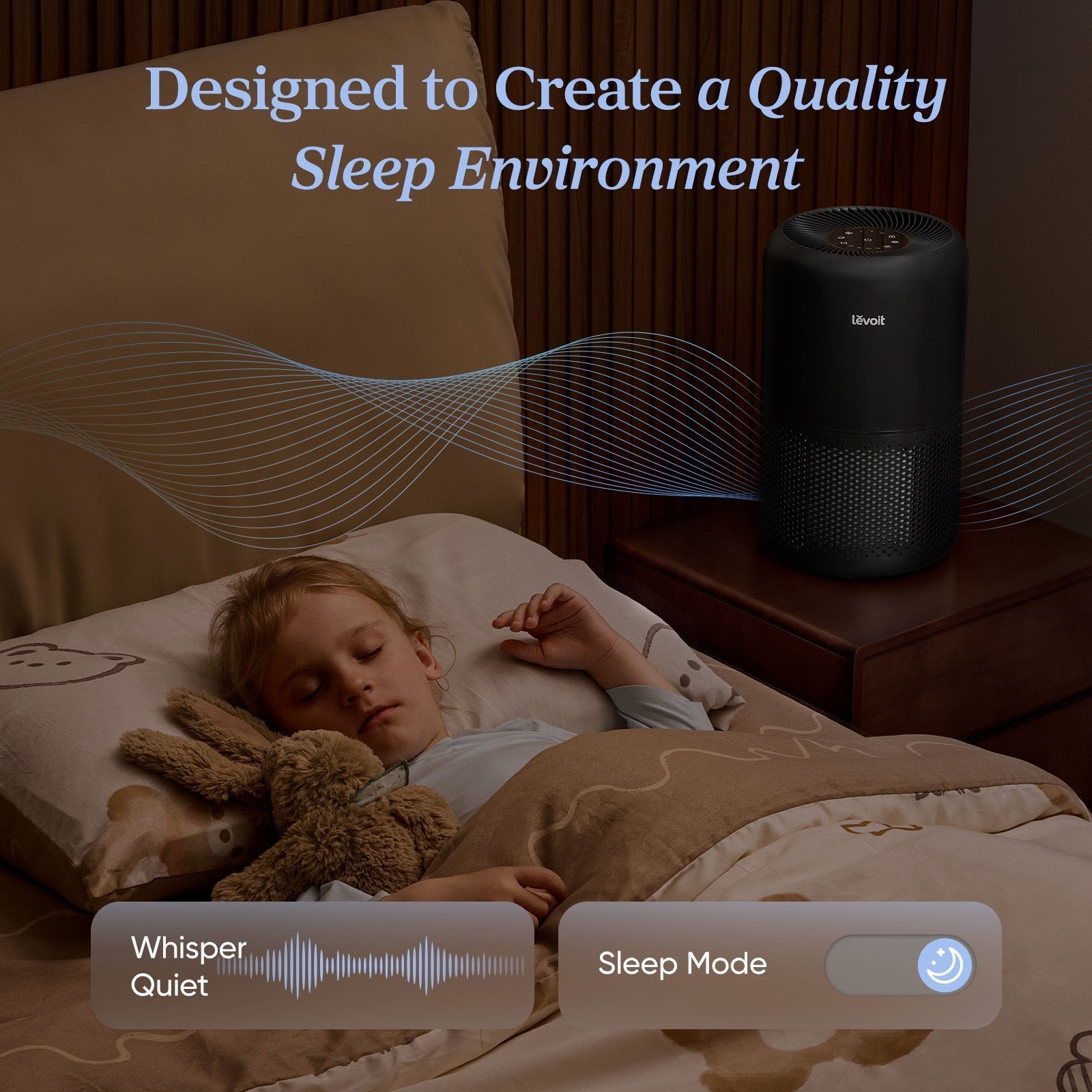 Levoit Core® 300 - P Black Air Purifier - Levoit