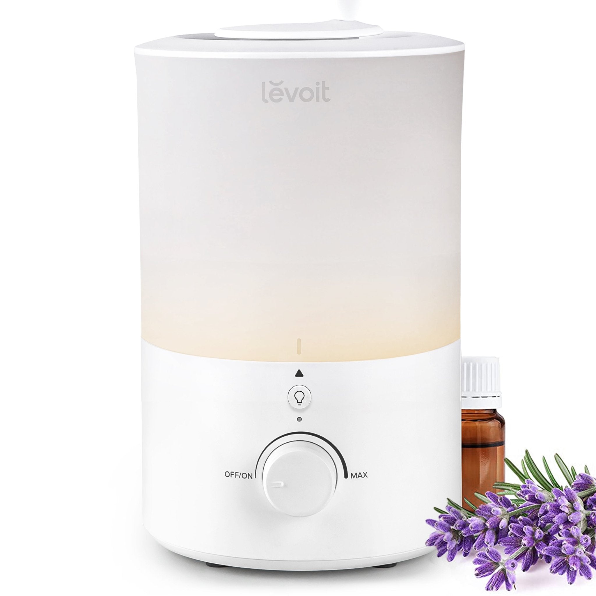 Levoit dual 150 Ultrasonic Cool Mist Humidifier uses the 360°nozzle to direct the mist away from walls and toward plants or your living space