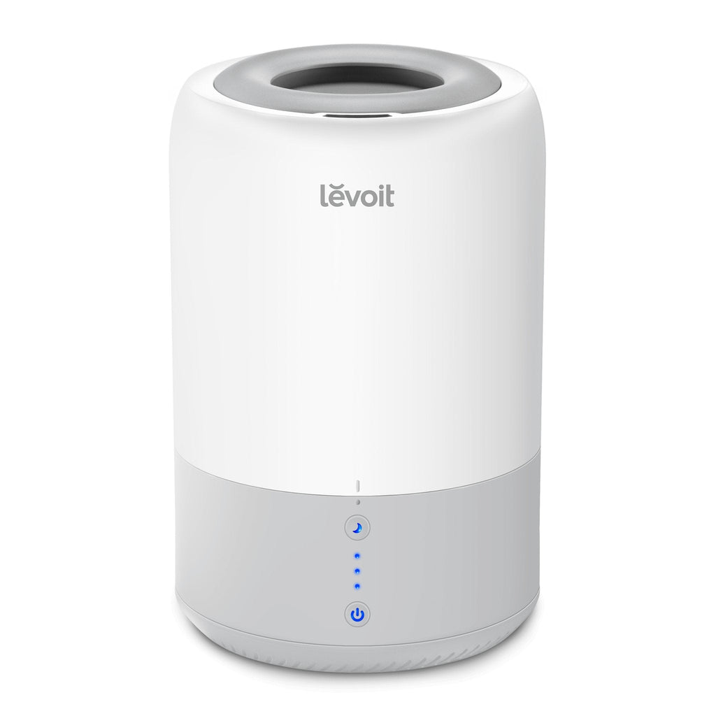 Levoit Dual 100 Ultrasonic Top-Fill Cool Mist 2-in-1 Humidifier & Diffuser with simple controls and sleek design