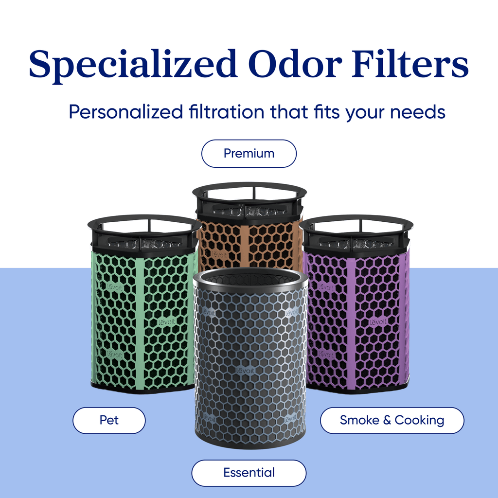 Levoit Eleva 300X Smoke & Cooking Activated Carbon Air Purifier Filter - Levoit