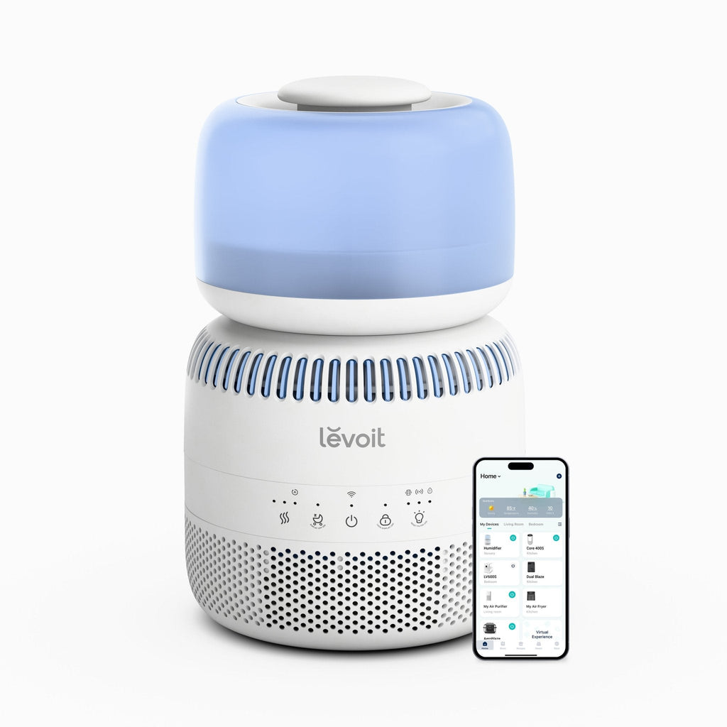 Levoit Sprout Evaporative Humidifier with smart control via the VeSync app for easy settings and scheduling