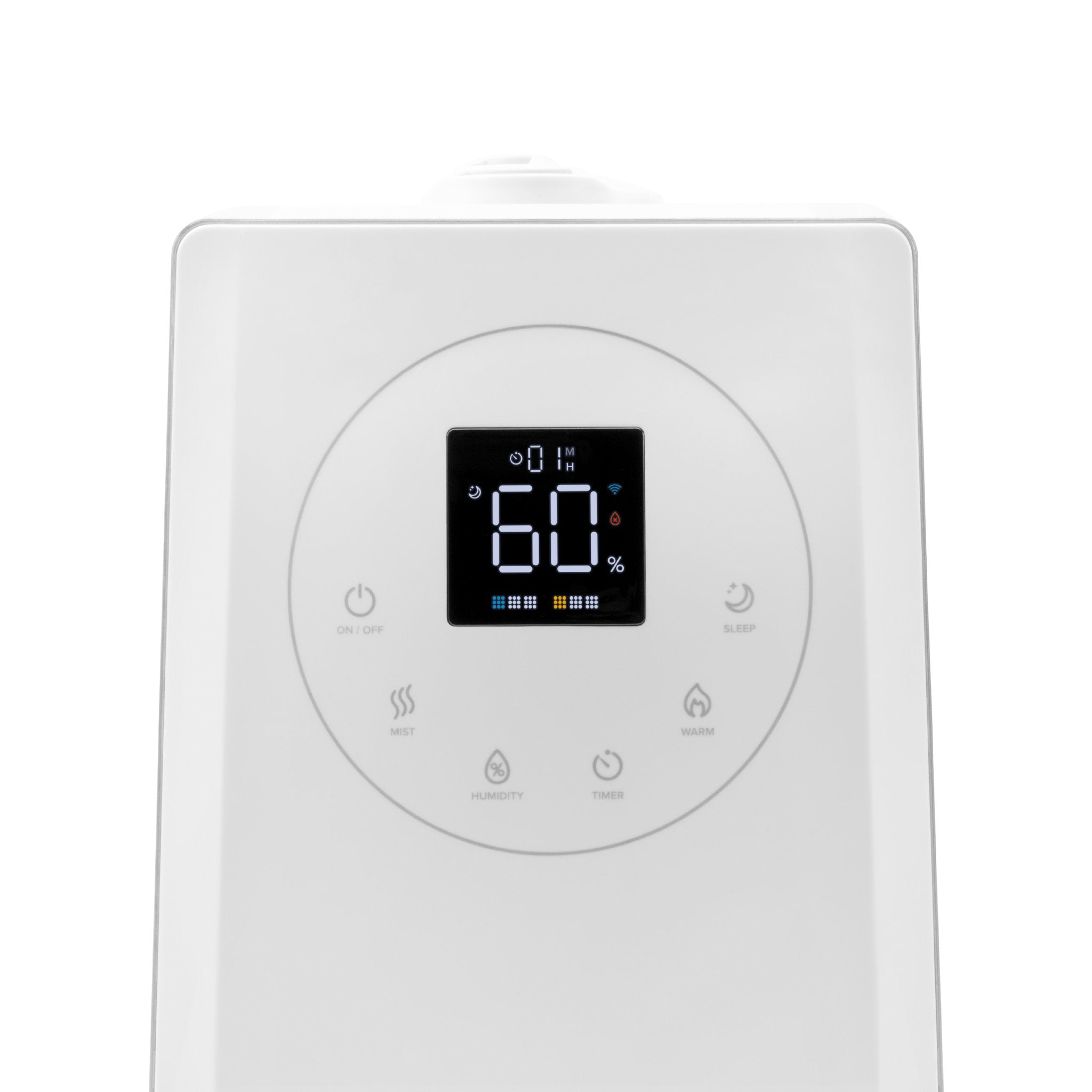 Levoit LV600S Smart Hybrid Ultrasonic Humidifier-show the humidity of the room