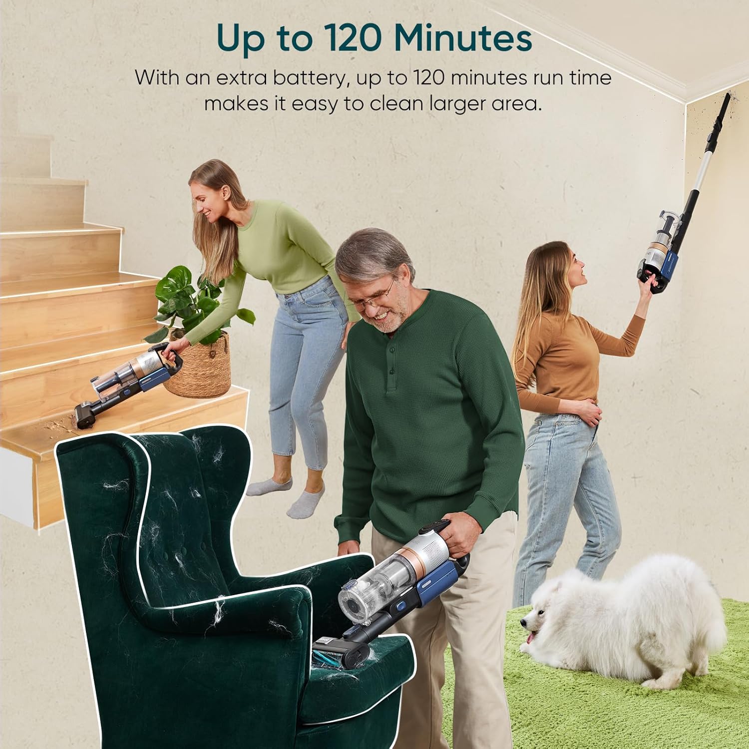 Levoit LVAC-300 Cordless Vacuum Replacement Battery - Levoit